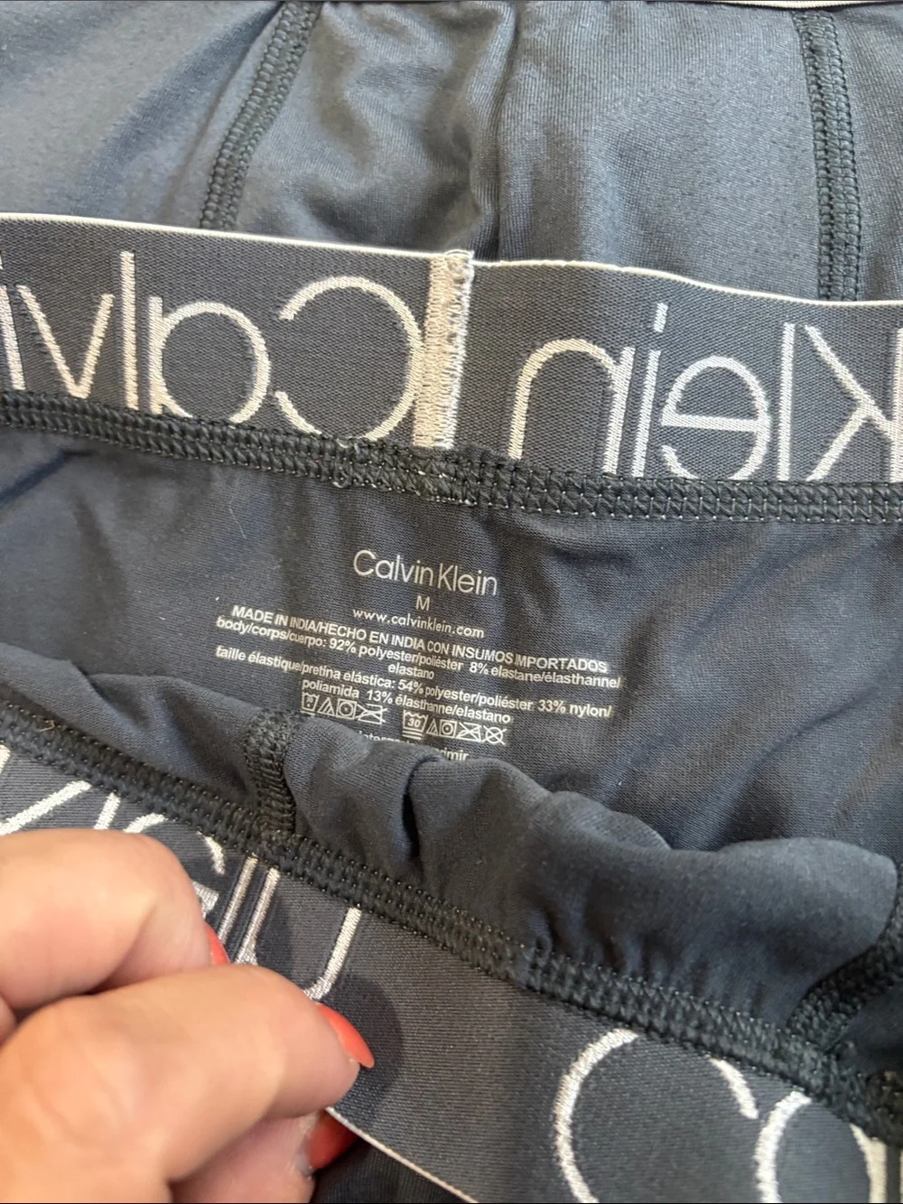 Calvin Klein Men's Boxer Briefs - Black & Charcoal